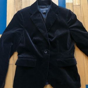Black velvet women’s blazer!